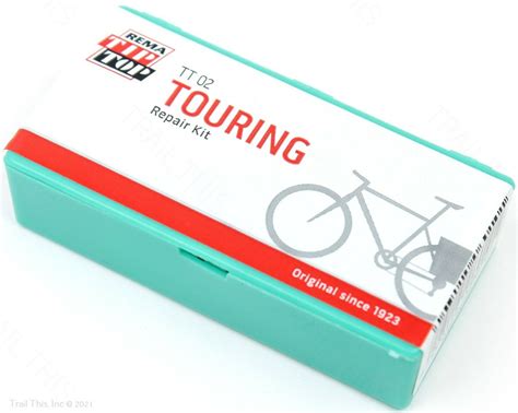 Rema TT02 Touring Bicycle Inner Tube Patch Flat Puncture Repair Kit