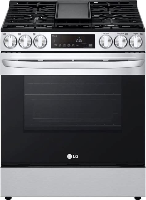 Lg 30 Printproof™ Stainless Steel Slide In Gas Range Judd And Black