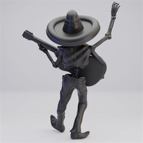 Hot Goblin Skeleton Musician Guitar A