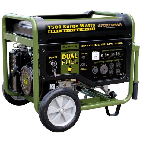 Generators Sportsman GEN7500DF 7 500 Watt 13 HP 389cc OVH 4 Stroke Gas