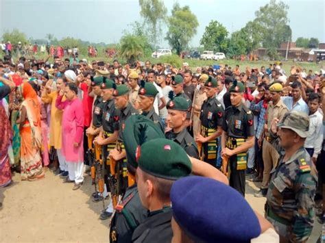 Soldier 39 S Body Was Cremated After The Salute Parade सलामी परेड बाद सैनिक के पार्थिव शरीर का