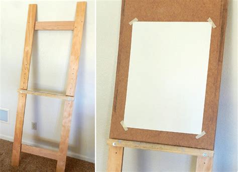 How To Build A Simple Leaning Easel Deviche Designs