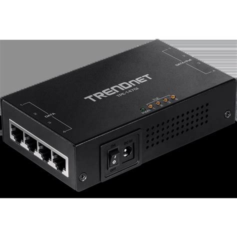 W Port Gigabit Poe Injector Port Poe Injector Trendnet