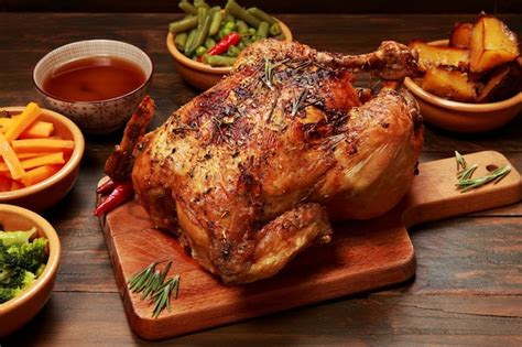 Premium Photo Roast Chicken