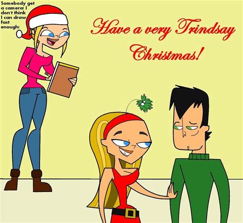 Trent X Lindsay First Christmas Total Drama Island Photo 17771900