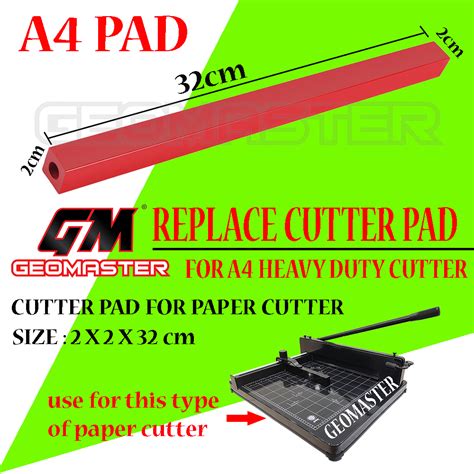 Geomaster A4 Heavy Duty Paper Cutter Pad Replace Pad