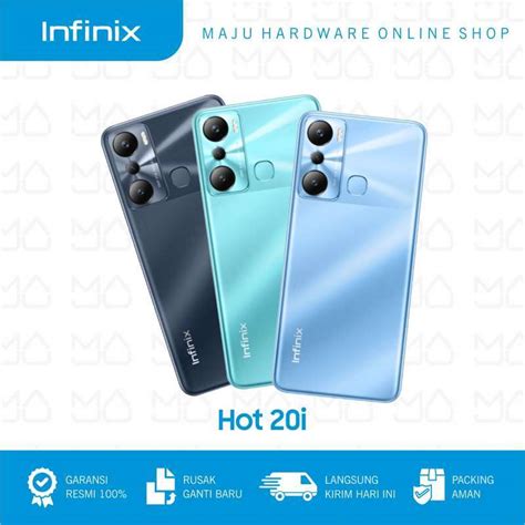 Jual Infinix HOT 20i Smartphone 4GB 64GB Garansi Resmi Di Seller Maju Hardware Group Maju