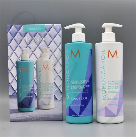 Moroccanoil Blonde Duo Set Gift Set For Blonde Hair Glamot