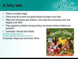 Types of stories for children | PPT