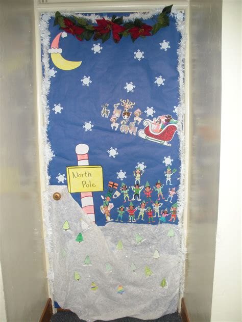 north pole door | Door decorations classroom christmas, Winter door ...