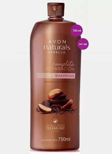 Shampoo Avon Naturals Chocolate Y Castaña De Brasil 750ml MercadoLibre