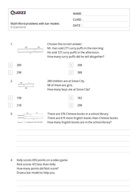 50 Math Word Problems Worksheets For 2nd Grade On Quizizz Free And Printable