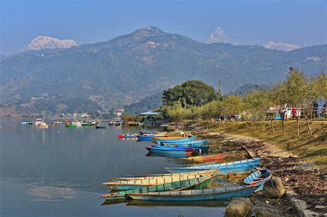 Wir Entdecken Lakeside Pokhara Nepal Annapurna Circuit