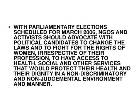 Ppt Building Knowledge Among Sex Workers And Human Rights Powerpoint Presentation Id