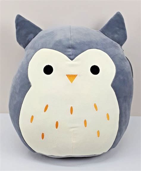 Squishy Squooshems Squishmallow Kellytoy Hoot The Owl 8” 2017 Clean