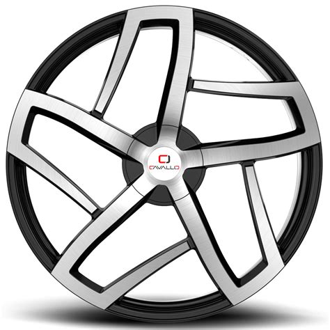 Cavallo Wheels Clv Gloss Black Machined Rims Cvl