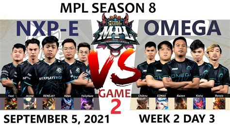 NXP EVOS VS OMEGA GAME 2 MPL PH SEASON 8 WEEK 2 DAY 3 TAGALOG