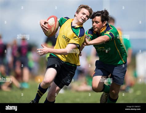 Young Boys Playing Rugby In Hi Res Stock Photography And Images Alamy