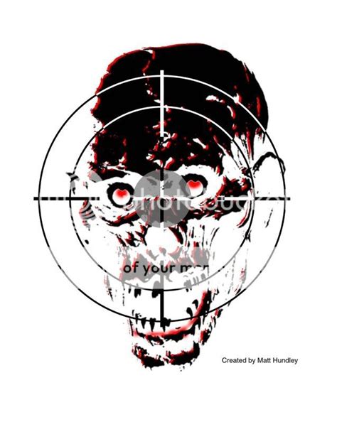 Printable Zombie Targets - Printable Word Searches