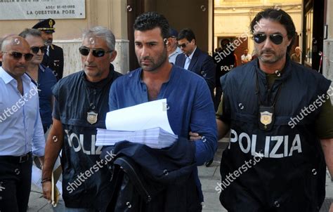 Antonino Lo Presti Arrested During Antimafia Editorial Stock Photo