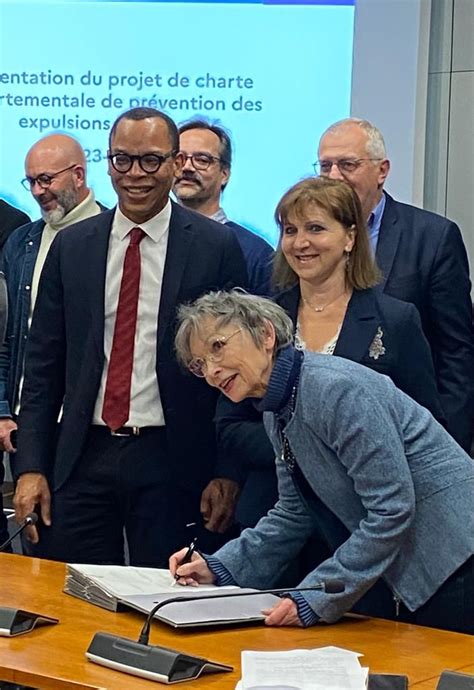 Signature de la Charte départementale de prévention des expulsions