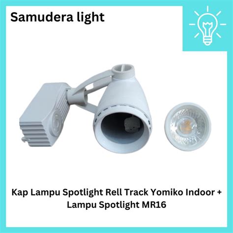 Jual Kap Lampu Spotlight Rell Track Yomiko Indoor Lampu Spotlight