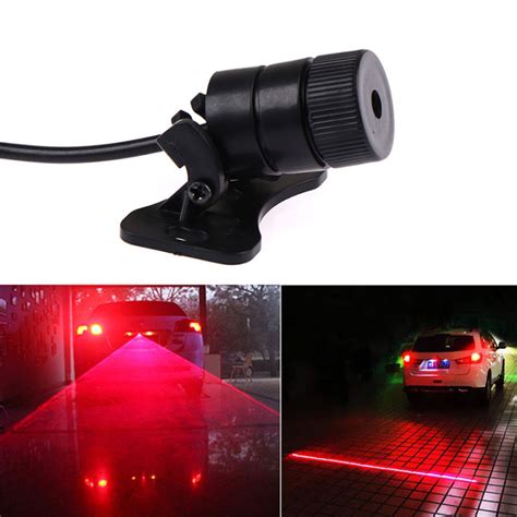 Ministar Car LED Laser Fog Light Motorcycle Tail Lamp Auto Taillight