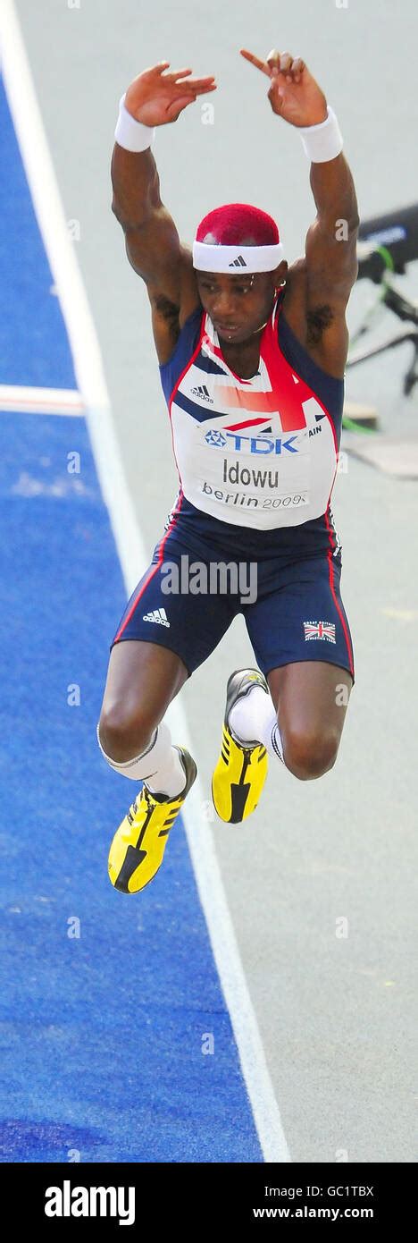 Great Britains Phillips Idowu In The Mens Triple Jump Final Event