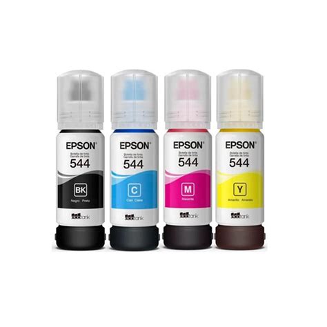 Ripley TINTA EPSON 544 PACK 4 COLORES NEGRO CIAN MAGENTA AMARILLO