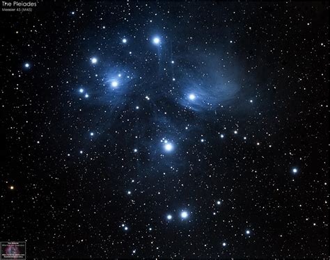 Pleiades Star Cluster Hd