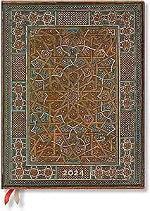 Paperblanks Flexi 12 Monatskalender 2024 Midnight Star Vertikal