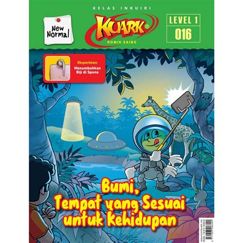 Jual Anak Cerdas Komik Sains Kuark Level Nomor Tahun Xvii New