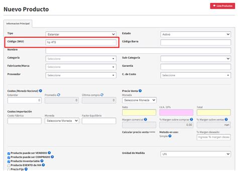 Como Crear Los Distintos Codigos Para Sus Productos