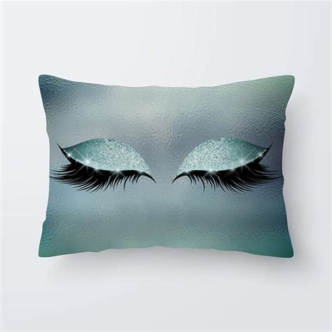 Pillowcase Eyelash Out Soft Velvet Pillow Cases 30x50cm Pillow Cover