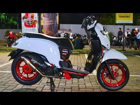 Modifikasi Scoopy New Hedon Kantong Pelajar Low Budget Terbaru 2021