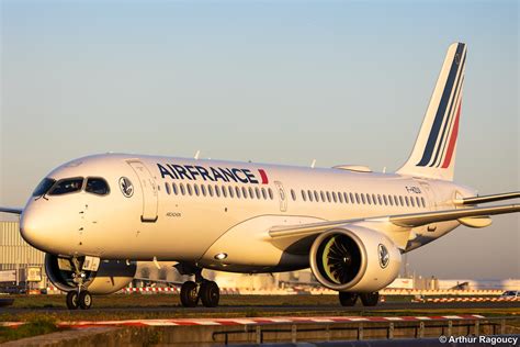 Air France Airbus A220 300 F HZUI CDG Ragoucy Arthur Flickr