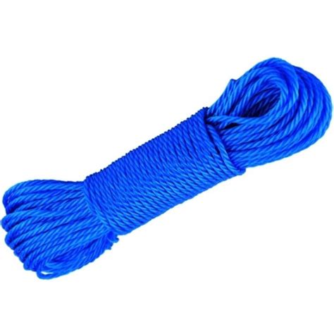 15 Meters Nylon Rope Evelon Cord Polyethylene Nylon Rope Blue 6 Mm