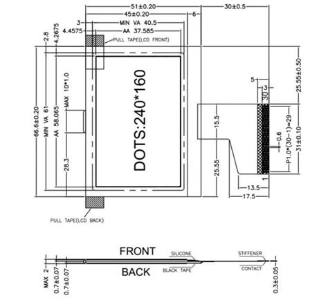 Des Zahn Entschlie Ungs X Positiv Punktematrix Lcd Anzeigen Modul