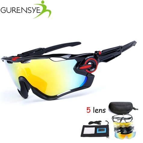 Gurensye Polarized Cycling Glasses Outdoor Bicycle Sunglasses Motor