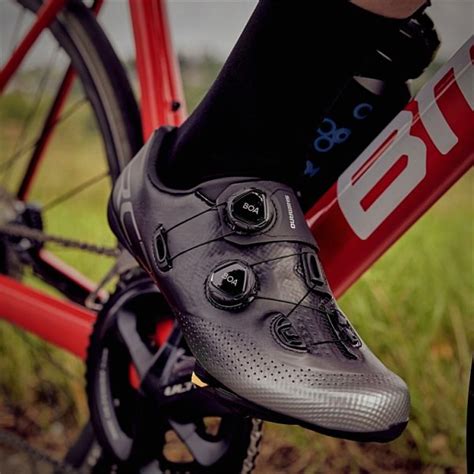 Calzado Zapato Zapatilla Championes Ruta Shimano Rc702 Carbono Azul