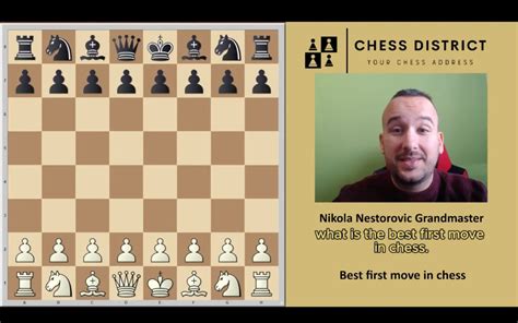 The best first move in chess – Chess District