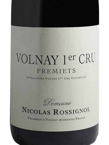 Domaine Nicolas Rossignol Volnay 1er Cru Fremiets Vivino