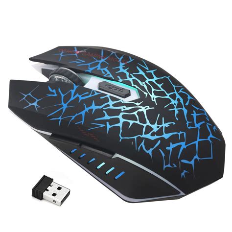 Cool Gaming Muis Oplaadbare Draadloze Stille Led B Vicedeal