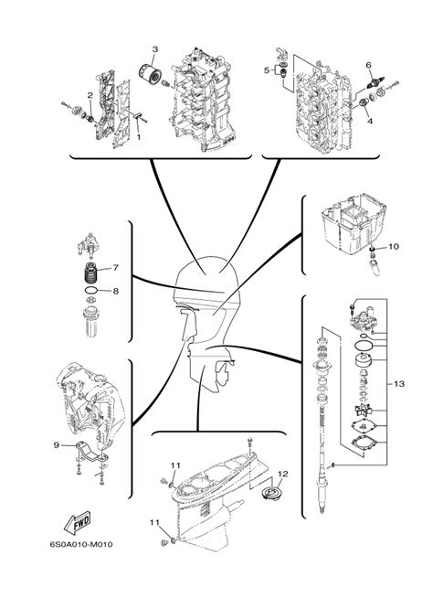 60C W0078 00 00 Water Pump Repair Kit Yamaha YoshiParts