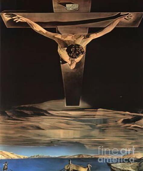 Crucifixion Salvador Dali Greeting Card By Salvador Dali