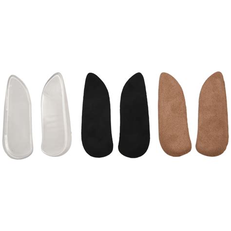 Sqht Orthotics Medial Lateral Heel Wedge Silicone Insoles For