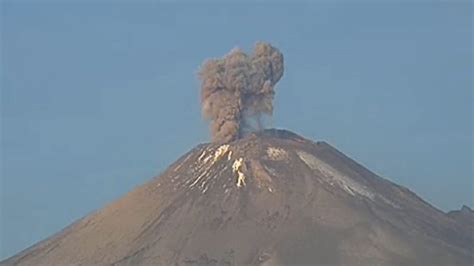 Volc N Popocat Petl Registra Explosi N Este Martes De Octubre Unotv