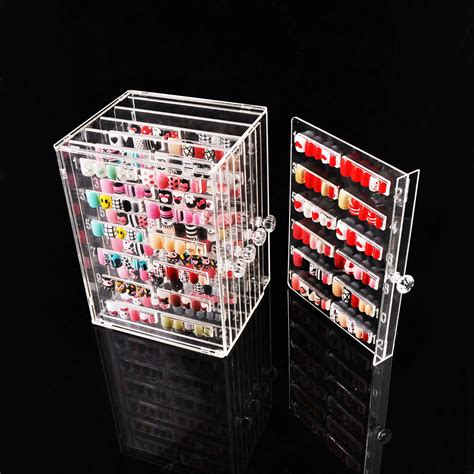 5 Tiers 300pcs Nail Gel Polish Color Display Box Empty Organizer Nail