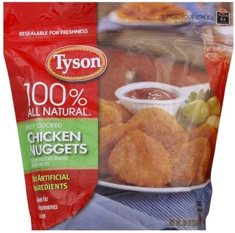 Tyson Chicken Nuggets - 29 oz, Nutrition Information | Innit