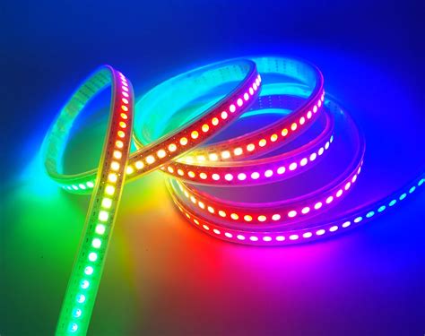 Gs Rgbindividual Addressable Pixel Led Strip Light Dc V Input